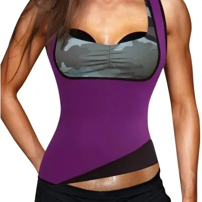 Fonowx Gilet Sensoriel Lesté - Gilet De Sudation Sauna Respirant Sans Manches Pour Apaisement