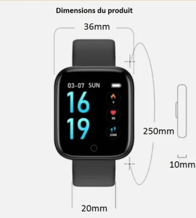 Montre Connectée Sportive - SportWatch™