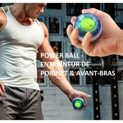 Balle d'entraînement de poignet, Powerball à démarrage